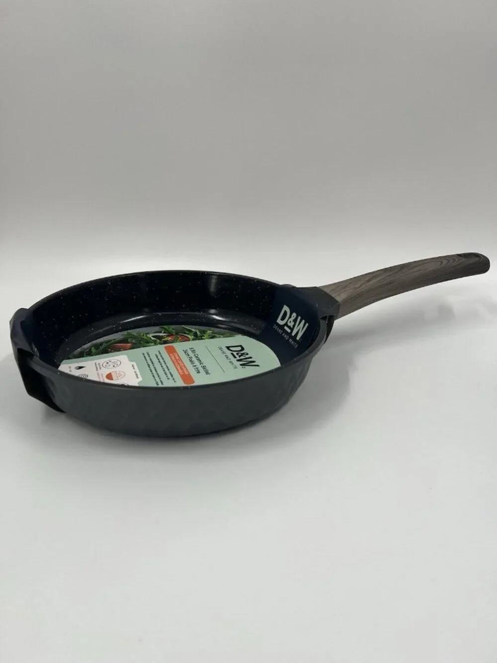D&W Deane & White 8” & 9.5” inch Ceramic Frying Pan Set with Induction